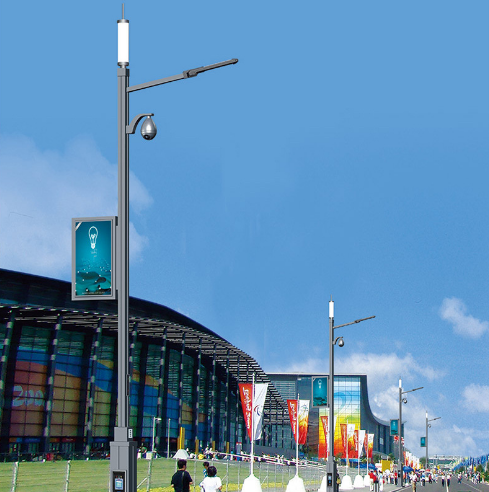 哈尔滨厂家一体化智慧城市路灯监控照明LED路灯信号基站智慧路灯